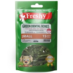 Freshy Dental Yeşil Kemik Köpek Ödülü 15'li Paket - 150 gr - 1