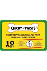 Freshy Tavuklu Twist Kurutulmuş Et Kaplı Çiğneme Burgu Çubuk 13 cm 10'lu 90 gr - 3