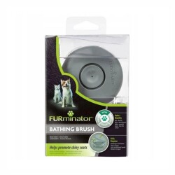 Furminator Kedi ve Köpek Şampuan Hazneli Banyo Fırçası - Furminator