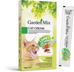 Garden Mix Kedi Kreması Kuzu + Kedi Otu 15 gr X 5 Adet - Garden Mix