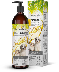 Garden Mix Kedi ve Köpek Somon Yağı 200 ml - Garden Mix