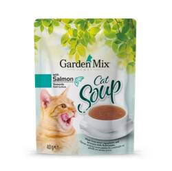 Garden Mix Somonlu Kedi Çorbası 40 Gr - Garden Mix