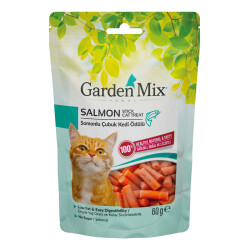 Garden Mix Somonlu Mini Kedi Ödülü 60 gr - Garden Mix