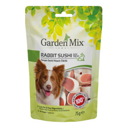 Garden Mix Tavşan Sushi Köpek Ödülü 75 gr - Garden Mix