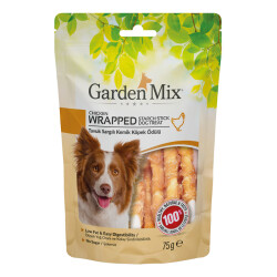 Garden Mix Tavuk Sargılı Kemik Köpek Ödülü 75 gr - Garden Mix
