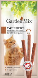 Garden Mix Dana Etli Kedi Stick Ödül 3 X 5 gr - Garden Mix