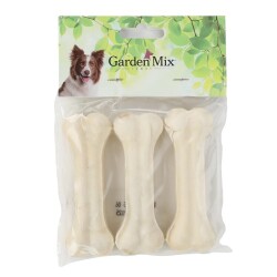 Garden Mix Sütlü Deri Kemik 10 cm 40-45 gr 3'lü Paket - Garden Mix