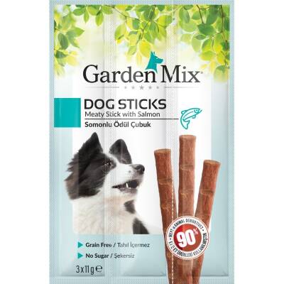 Gardenmix Tahılsız Somonlu Köpek Stick Ödül 3*11gr - 1