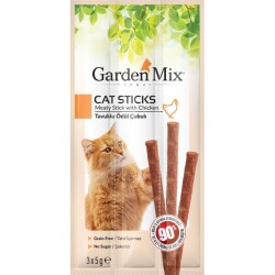 Gardenmix Tavuklu Kedi Stick Ödül 3*5gr - Garden Mix