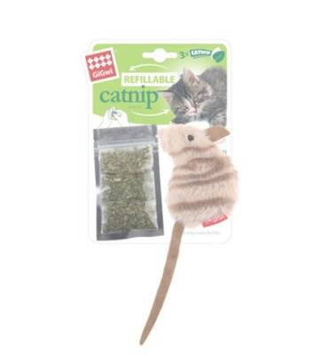 Gigwi Catnip Hazneli Fare Peluş Kedi Oyuncağı - 1