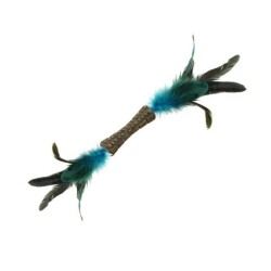 Gigwi Johnny Stick Catnipli Doğal Yeşil Çift Tüylü Kedi Oyuncağı - 2