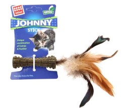 Gigwi Johnny Stick Catnipli Yeşil Tüylü Kedi Oyuncağı - Gigwi