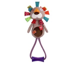Gigwi Plush Friendz Öten Aslan Diş Kaşıyıcılı Köpek Oyuncağı 35 cm - Gigwi
