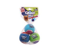 Gigwi Sesli Tenis Topu 3 lü Köpek Oyuncağı 5 Cm - Gigwi