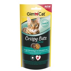 Gimcat Crispy Bits Dental Kedi Ödül Tableti 40 gr - Gimcat