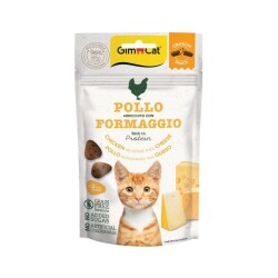 Gimcat Crunchy Snacks Tavuklu ve Peynirli Tahılsız Kedi Ödül Maması 50 gr - GimCat