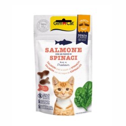 Gimcat Crunchy Somonlu ve Ispanaklı Kedi Ödül Maması 50 Gr - GimCat