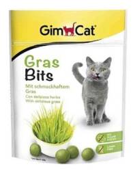 Gimcat Gras Bits Çimen Aromalı Sindirim Sistemi Destekleyici Kedi Ödül Tableti 15 gr - Gimcat