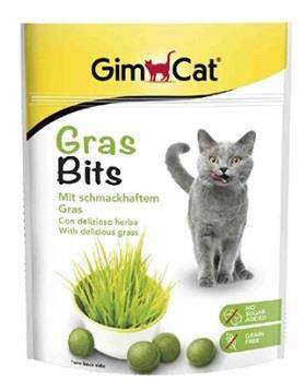 Gimcat Grass Bits Çimen İçerikli Kedi Ödül Tableti 15 gr - 1