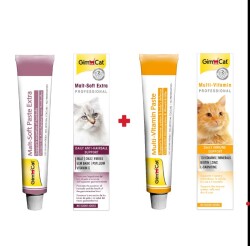 Gimcat Malt Soft Extra 20 gr + GimCat Multivitamin 20 gr 2'li Set - GimCat