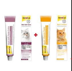 Gimcat Malt Soft Extra 20 gr + GimCat Multivitamin 20 gr 2'li Set - GimCat