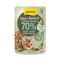 Gimcat Near Nature Tavuklu&Sülün Etli Yetişkin Kedi Konservesi 85 Gr - GimCat