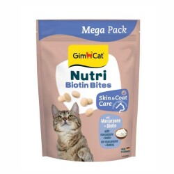 Gimcat Nutri Skin Coat Biyotinli Mascarpone Peynirli Kedi Ödül Tableti 425 Gr - GimCat