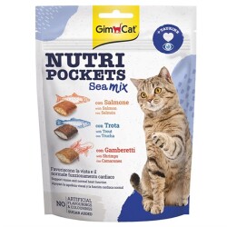 Gimcat Nutripockets Sea Mix Taurinli Kedi Ödülü 150 gr - Gimcat
