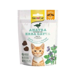 Gimcat Ördekli ve Catnipli Tahılsız Şekersiz Çıtır Kedi Ödül Maması 60 gr - Gimcat