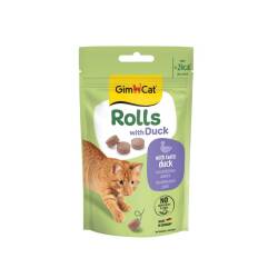 Gimcat Rolls with Duck Ördekli Kedi Ödül Tableti 50 Gr - GimCat