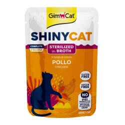 Gimcat Shinycat Tavuklu Kısırlaştırılmış Yetişkin Kedi Çorbası 70 gr - Gimcat