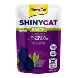 Gimcat Shinycat Ton Balığı ve Somonlu Yetişkin Kedi Çorbası 70 gr - GimCat