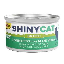 Gimcat Shinycat Sos İçinde Aloe Veralı Ton Balığı Kedi Konserve Maması 70 Gr - Gimcat