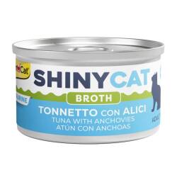 Gimcat Shinycat Sos İçinde Ançüezli Ton Balığı Kedi Konserve Maması 70 Gr - GimCat