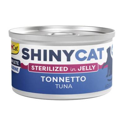 Gimcat Shinycat Sos İçinde Jelly Ton Balıklı Kısırlaştırılmış Kedi Konserve Maması 70 Gr - 1