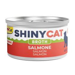 Gimcat Shinycat Sos İçinde Somonlu Kedi Konservesi 70 Gr - Gimcat
