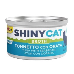 Gimcat ShinyCat Soslu Ton Ve Çipura Balıklı Kedi Konservesi 70 Gr - GimCat