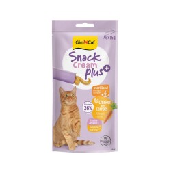 Gimcat Snack Cream Sterilised Tavuklu & Havuçlu Kedi Ödülü 6x15gr - GimCat