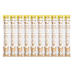 GimCat Sticks Tahılsız Hindi Tavşanlı Ödül Çubuğu 10'lu - GimCat