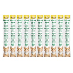 GimCat Sticks Tahılsız Kuzu Etli Ödül Çubuğu 10'lu - GimCat