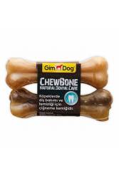 Gimdog Mordimi Press Köpek Kemirme Kemik 11 cm 35 gr 2'li - Gimdog