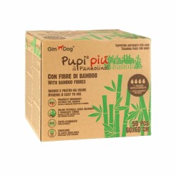 Gimdog Pupi Piu Bamboo Köpek Çiş Eğitim Pedi 60 x 60 cm 50'li - GimDog