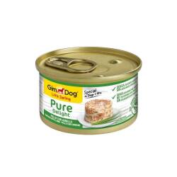 Gimdog Pure Delight Tavuklu ve Kuzulu Yetişkin Köpek Konservesi 150 gr - GimDog