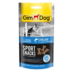 Gimdog Sportsnacks Balık l-Carnitine İçerikli Köpek Eğitim Ödülü 60 gr - Gimdog