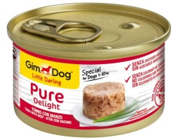 Gimdog Ton Balıklı ve Biftekli Köpek Konserve Köpek Maması 85 gr - Gimdog