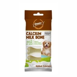 Gnawlers Kalsiyumlu Sütlü Köpek Ödül Kemiği M 7,5 cm 4'lü - Gnawlers