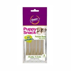 Gnawlers Kalsiyumlu Sütlü Yavru Köpek Ödül Kemiği 6'lı 40 gr - Gnawlers