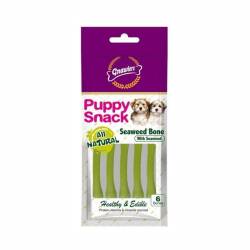Gnawlers Seaweed Bone Deniz Yosunlu Yavru Köpek Ödül Kemiği 6'lı 40 gr - Gnawlers