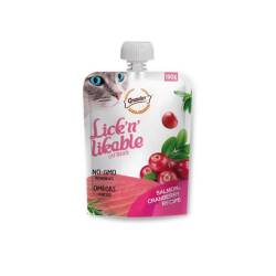 Gnawlers Somon ve Kızılcıklı Krema Kedi Ödül Maması 100gr - Gnawlers