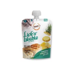 Gnawlers Tavuk ve Ananaslı Krema Kedi Ödül Maması 100gr - Gnawlers